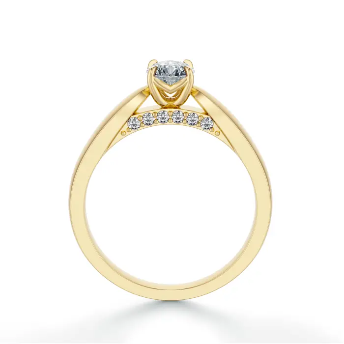 Pierścionek z małym diamentem 0.30ct SBPZ_046